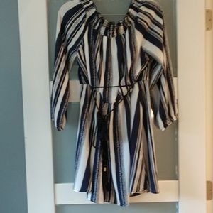 On or off the shoulder dress